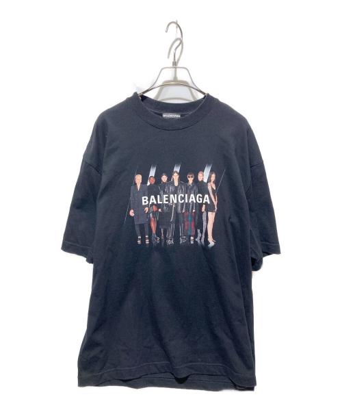 BALENCIAGA（バレンシアガ）BALENCIAGA (バレンシアガ) Real Balenciaga Tee ブラック サイズ:ＸＳの古着・服飾アイテム