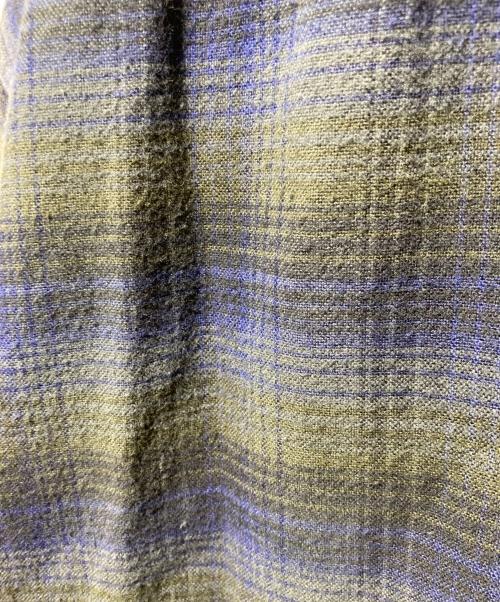 RRL（ダブルアールエル）RRL (ダブルアールエル) プラッドツイルワークシャツ ネイビー サイズ:Ｌの古着・服飾アイテム