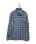 RRL（ダブルアールエル）の古着「プラッドツイルワークシャツ」｜ネイビー