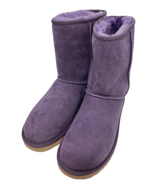 UGG（アグ）UGG (アグ) ムートンブーツ パープル サイズ:24ｃｍの古着・服飾アイテム