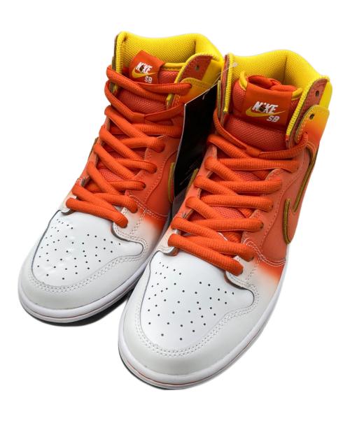 NIKE（ナイキ）NIKE (ナイキ) SB Dunk High Pro/ハイカットスニーカー オレンジ×イエロー サイズ:27cmの古着・服飾アイテム