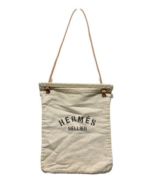 HERMES（エルメス）HERMES (エルメス) アリーヌ ショルダーバッグ ベージュの古着・服飾アイテム