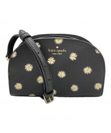Kate Spade（ケイトスペード）の古着「花柄ショルダーバッグ」｜ブラック