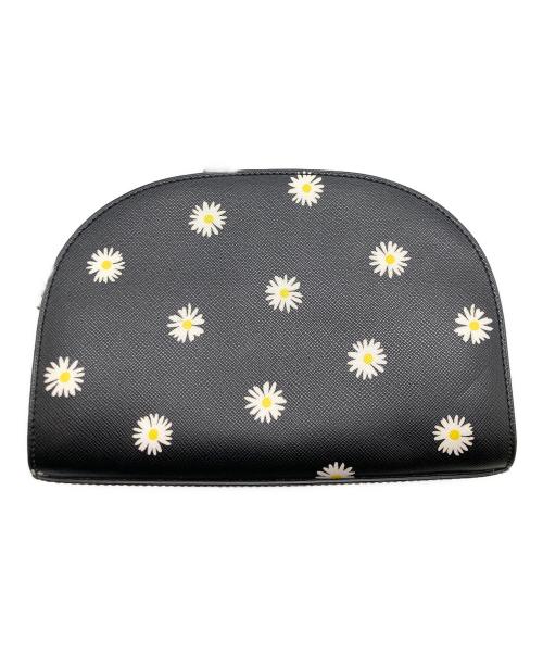 Kate Spade（ケイトスペード）Kate Spade (ケイトスペード) 花柄ショルダーバッグ ブラックの古着・服飾アイテム