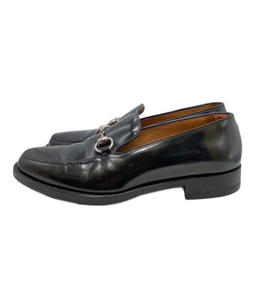 GUCCI（グッチ）GUCCI (グッチ) ホースビットローファー ブラック サイズ:41　1/2の古着・服飾アイテム