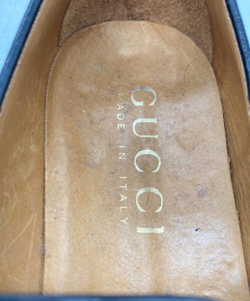 GUCCI（グッチ）GUCCI (グッチ) ホースビットローファー ブラック サイズ:41　1/2の古着・服飾アイテム
