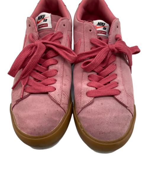 NIKE SB（ナイキエスビー）NIKE SB (ナイキエスビー) Supreme (シュプリーム) スニーカー ピンク サイズ:27cmの古着・服飾アイテム