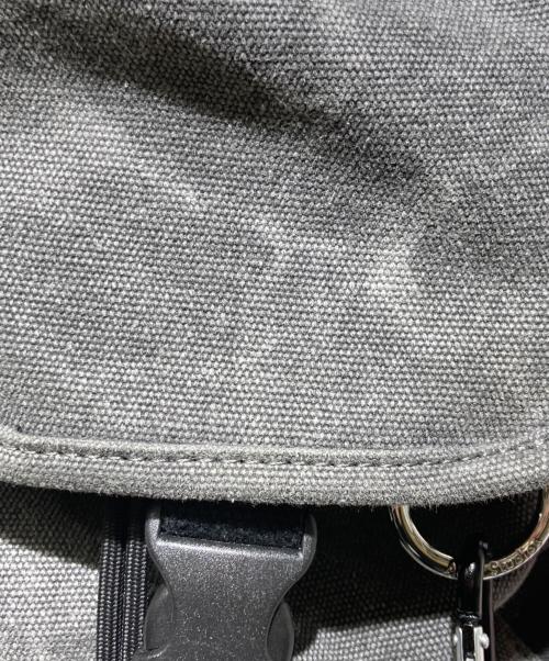 Acne studios（アクネ ストゥディオズ）ACNE STUDIOS (アクネ ストゥディオズ) フェイスロゴリュック グレーの古着・服飾アイテム