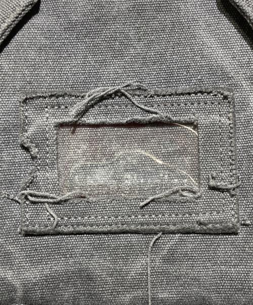Acne studios（アクネ ストゥディオズ）ACNE STUDIOS (アクネ ストゥディオズ) フェイスロゴリュック グレーの古着・服飾アイテム