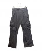 NVRFRGTネヴァーフォーゲット）の古着「3D TWISTED CARGO PANTS」｜ブラック