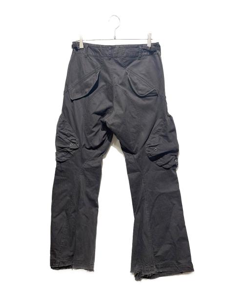 NVRFRGT（ネヴァーフォーゲット）NVRFRGT (ネヴァーフォーゲット) 3D TWISTED CARGO PANTS ブラック サイズ:1の古着・服飾アイテム