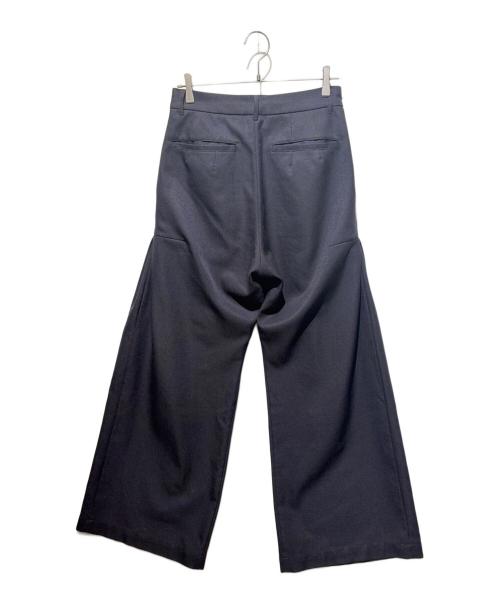 Toironier（トワロニエ）Toironier (トワロニエ) タックワイドパンツ ブラック サイズ:1の古着・服飾アイテム