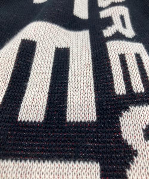 doublet（ダブレット）doublet (ダブレット) TEAM SPIBER FOOTBALL SCARF CARDIGAN レッド×ブラックの古着・服飾アイテム