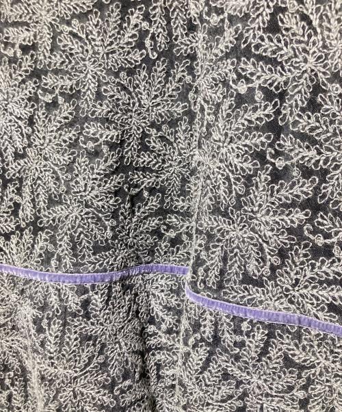 KENZO（ケンゾー）KENZO (ケンゾー) フラワーパターンスカート ブラック サイズ:40の古着・服飾アイテム