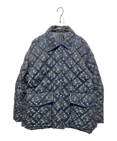MAISON SPECIAL（メゾンスペシャル）MAISON SPECIAL (メゾンスペシャル) Multi Fabric Mole Quilted Blouson ブラック×ブルー サイズ:FREEの古着・服飾アイテム