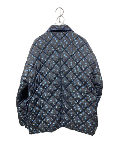 MAISON SPECIAL（メゾンスペシャル）MAISON SPECIAL (メゾンスペシャル) Multi Fabric Mole Quilted Blouson ブラック×ブルー サイズ:FREEの古着・服飾アイテム