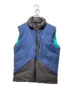 WOOLRICHウールリッチ）の古着「KATAHDIN 2L DOWN VEST」｜ネイビー×ブラック