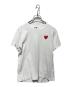 PLAY COMME des GARCONS（プレイコムデギャルソン）の古着「ハートロゴＴシャツ」｜ホワイト
