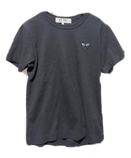 PLAY COMME des GARCONS（プレイコムデギャルソン）PLAY COMME des GARCONS (プレイコムデギャルソン) ハートロゴＴシャツ ブラック サイズ:Ｌの古着・服飾アイテム