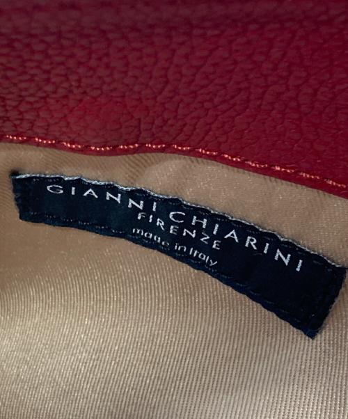 GIANNI CHIARINI（ジャンニ キアリーニ）GIANNI CHIARINI (ジャンニ キアリーニ) 2WAYショルダーバッグ レッドの古着・服飾アイテム