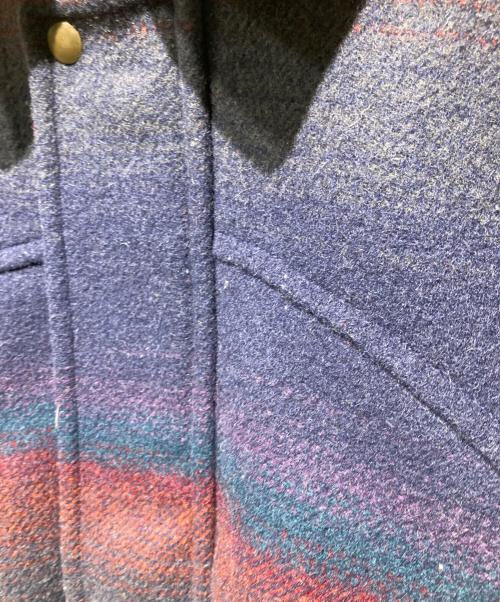 PENDLETON（ペンドルトン）PENDLETON (ペンドルトン) オンブレウールジャケット ネイビー サイズ:ＸＬの古着・服飾アイテム