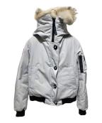 CANADA GOOSEカナダグース）の古着「LABRADOR BOMBER」｜アイボリー