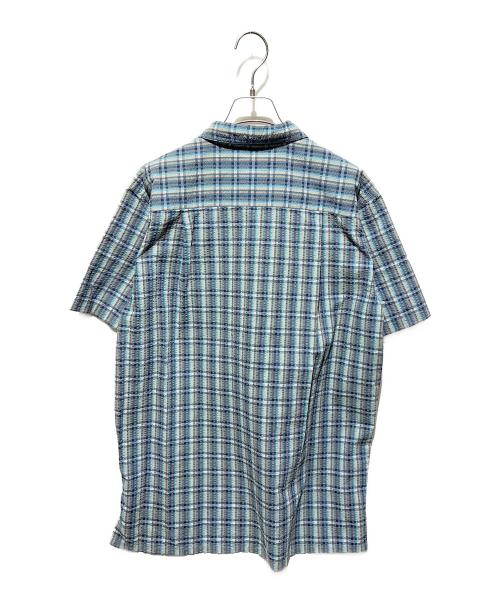 Patagonia（パタゴニア）Patagonia (パタゴニア) ショートスリーブ パッカーウェア シャツ ブルー サイズ:Ｍの古着・服飾アイテム