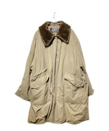 Max Mara WEEK END LINE（マックスマーラ ウイークエンドライン）の古着「イタリア製 襟ファー付中綿コート」｜カーキ