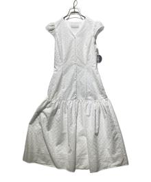 CELFORD（セルフォード）の古着「エンブロイダリーマーメイドワンピース」｜ホワイト