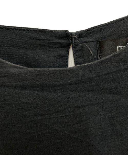 mizuiro-ind（ミズイロインド）mizuiro-ind (ミズイロインド) コットンダブルヘム ワンピース ブラック サイズ:表記なしの古着・服飾アイテム