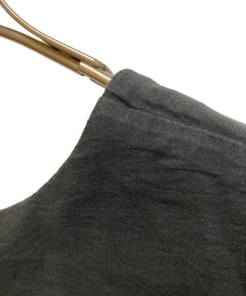 mizuiro-ind（ミズイロインド）mizuiro-ind (ミズイロインド) コットンダブルヘム ワンピース ブラック サイズ:表記なしの古着・服飾アイテム