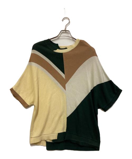 CULLNI（クルニ）CULLNI (クルニ) ドルマンニットプルオーバー グリーン サイズ:SIZE 1の古着・服飾アイテム