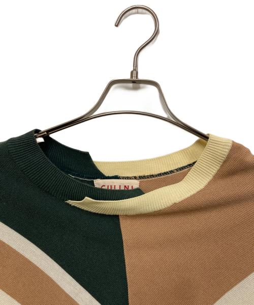 CULLNI（クルニ）CULLNI (クルニ) ドルマンニットプルオーバー グリーン サイズ:SIZE 1の古着・服飾アイテム