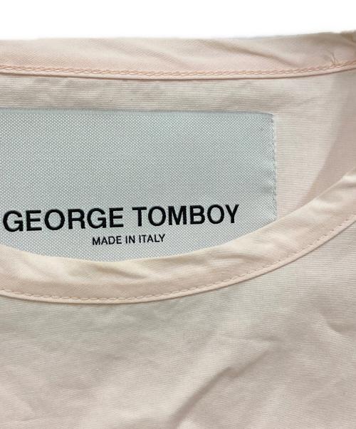 GEORGE TOMBOY（ジョージトムボーイ）GEORGE TOMBOY (ジョージトムボーイ) フリルブラウス ピンク サイズ:Sの古着・服飾アイテム
