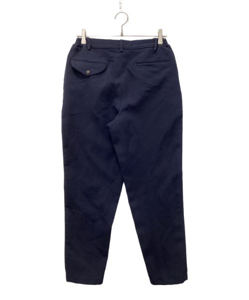 HOMME DEUX（オム・ドゥ）HOMME DEUX (オム・ドゥ) COMME des GARCONS (コムデギャルソン) エステル加工サージ製品染パンツ ネイビー サイズ:XSの古着・服飾アイテム