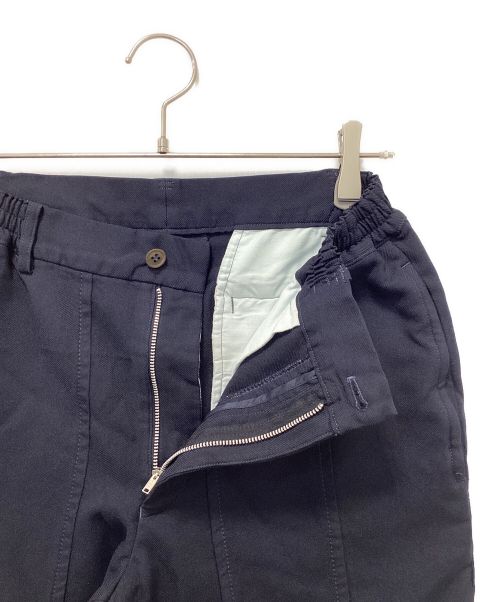 HOMME DEUX（オム・ドゥ）HOMME DEUX (オム・ドゥ) COMME des GARCONS (コムデギャルソン) エステル加工サージ製品染パンツ ネイビー サイズ:XSの古着・服飾アイテム