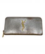 Saint Laurent Parisサンローランパリ）の古着「長財布」｜シルバー