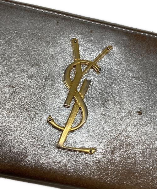 Saint Laurent Paris（サンローランパリ）Saint Laurent Paris (サンローランパリ) 長財布 シルバー サイズ:表記なしの古着・服飾アイテム