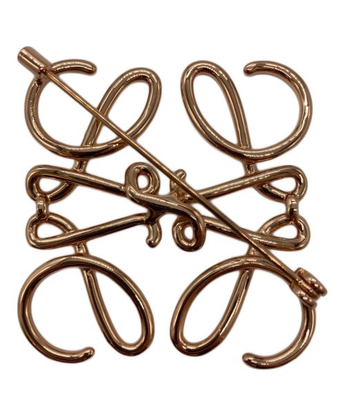 LOEWE（ロエベ）LOEWE (ロエベ) アナグラムブローチ ピンクゴールド サイズ:表記なしの古着・服飾アイテム