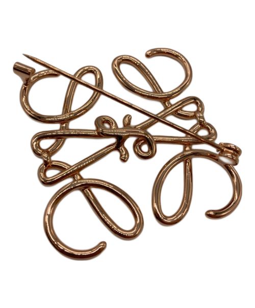 LOEWE（ロエベ）LOEWE (ロエベ) アナグラムブローチ ピンクゴールド サイズ:表記なしの古着・服飾アイテム