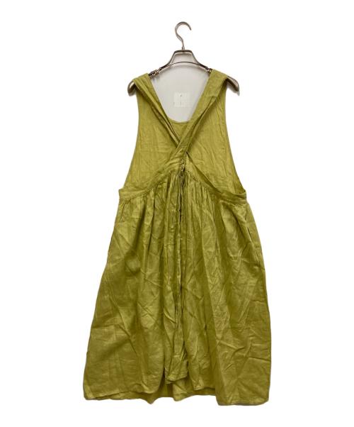 Samansa Mos2（サマンサモスモス）Samansa Mos2 (サマンサモスモス) 立川限定2WAYエプロンワンピース ライトグリーン サイズ:FREEの古着・服飾アイテム
