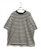 NAUTICAノーティカ）の古着「ボーダーカットソー」｜ネイビー×ホワイト