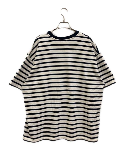 NAUTICA（ノーティカ）NAUTICA (ノーティカ) ボーダーカットソー ネイビー×ホワイト サイズ:SIZE Lの古着・服飾アイテム