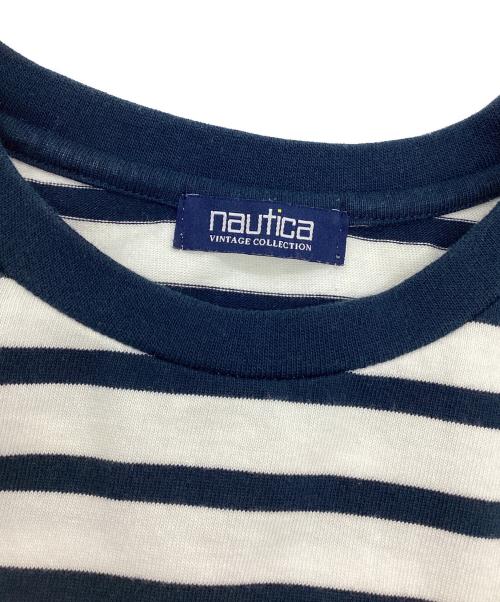 NAUTICA（ノーティカ）NAUTICA (ノーティカ) ボーダーカットソー ネイビー×ホワイト サイズ:SIZE Lの古着・服飾アイテム