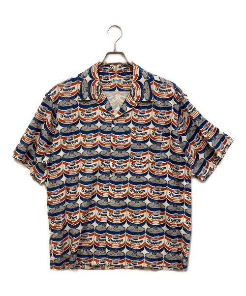 Schott（ショット）Schott (ショット) パーフェクト モーターオイル ハワイアンシャツ オレンジ サイズ:SIZE Lの古着・服飾アイテム