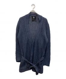 GABRIELE PASINI（ガブリエレパジーニ）の古着「リネンカーディガン」｜ネイビー