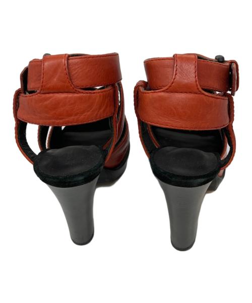 BOTTEGA VENETA（ボッテガベネタ）BOTTEGA VENETA (ボッテガベネタ) プラットフォームサンダル オレンジ サイズ:36の古着・服飾アイテム