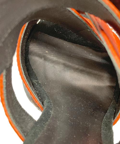 BOTTEGA VENETA（ボッテガベネタ）BOTTEGA VENETA (ボッテガベネタ) プラットフォームサンダル オレンジ サイズ:36の古着・服飾アイテム