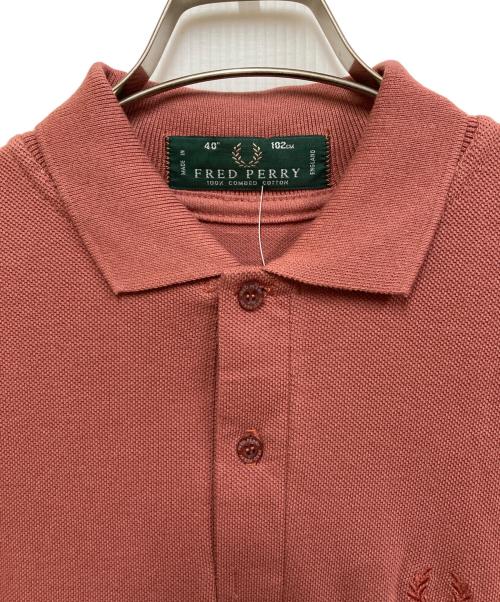 FRED PERRY（フレッドペリー）FRED PERRY (フレッドペリー) ポロシャツ レッド サイズ:40 未使用品の古着・服飾アイテム