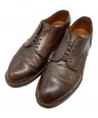 Aldenオールデン）の古着「ストレートチップシューズ」｜ブラウン